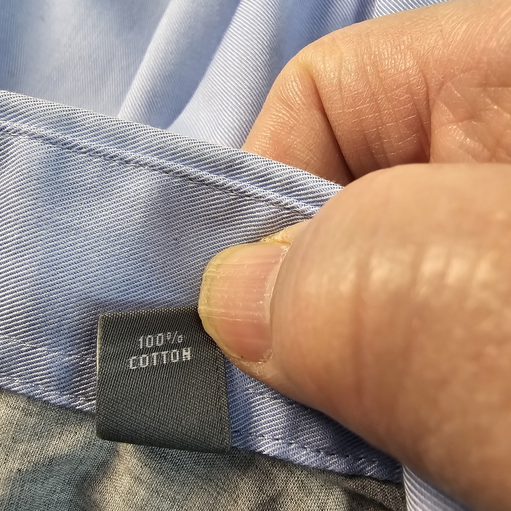 Michael Kors Men's Blue Dress Shirt 16.5 34/35 - Picture 11 of 11